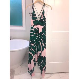 Palm Print Dress